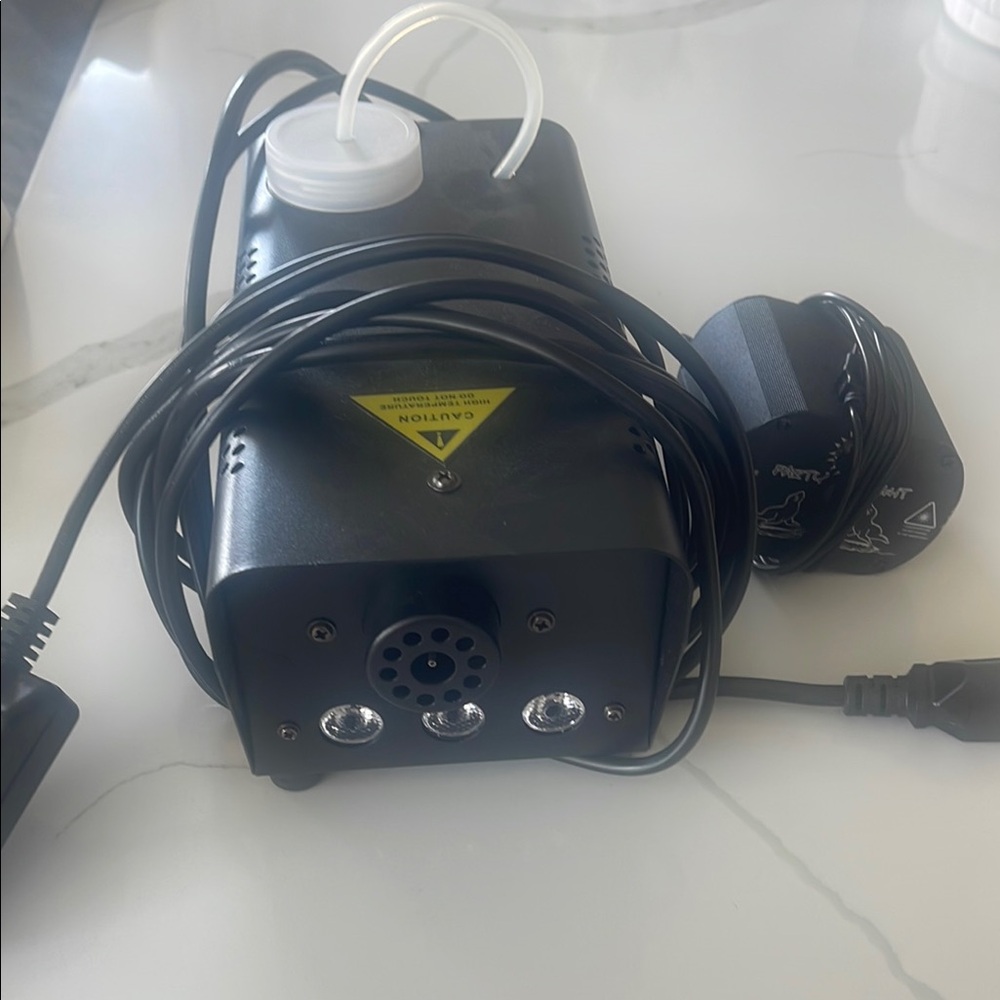 Black Fog Machine with LED Lights